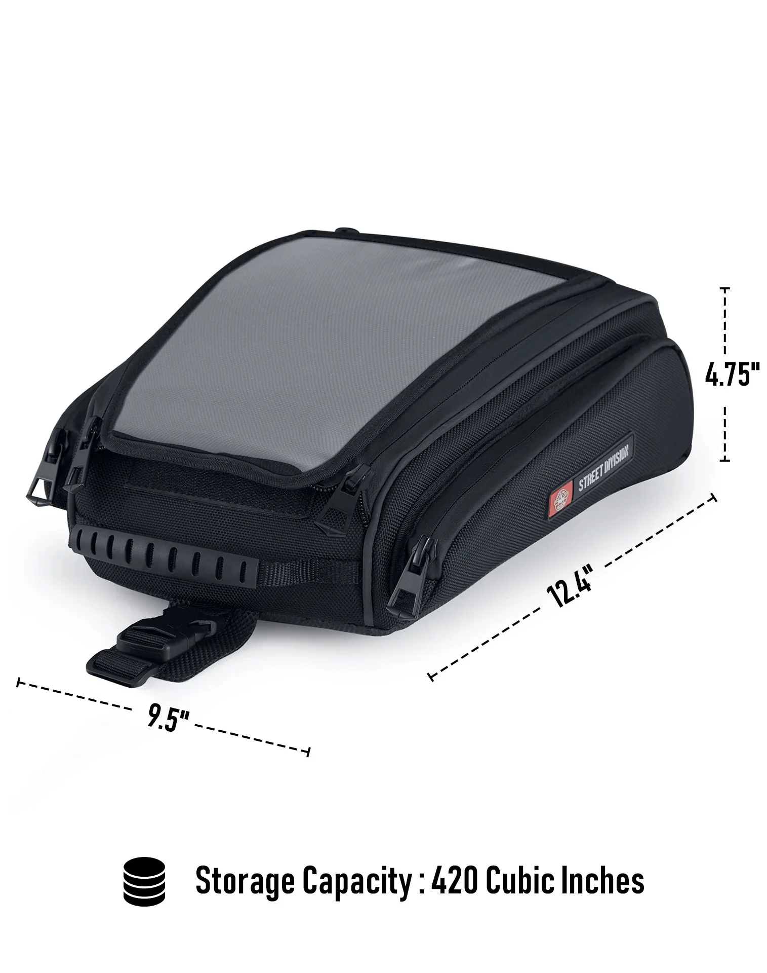 7L - Voyage Tank Bag for Harley Softail Standard FXST - Image 5