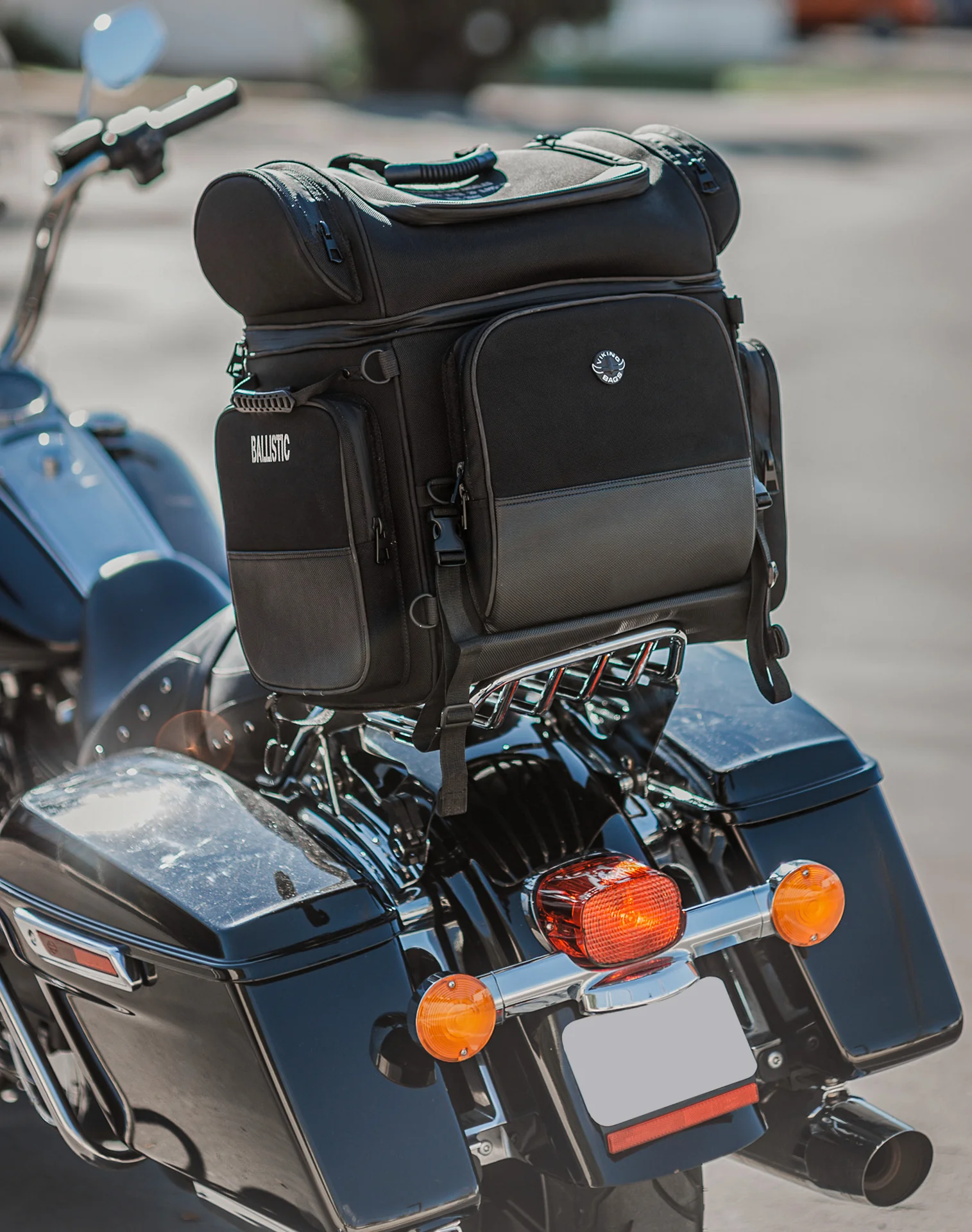57L - Voyage Premium XL Victory Motorcycle Tail Bag - Image 5