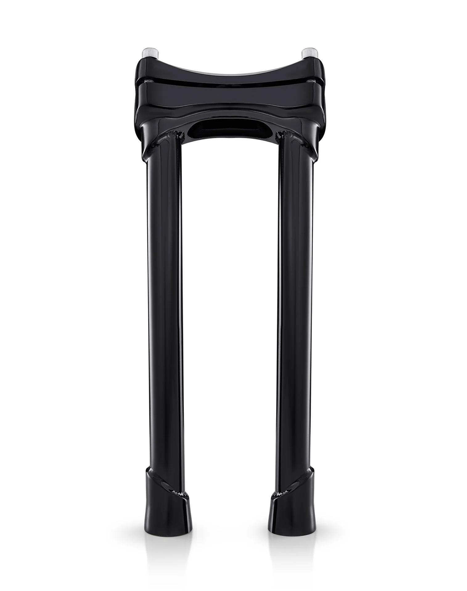 Viking Warlock 12" Pullback Handlebar Risers for Harley Dyna Low Rider FXDL/I Gloss Black - Image 6