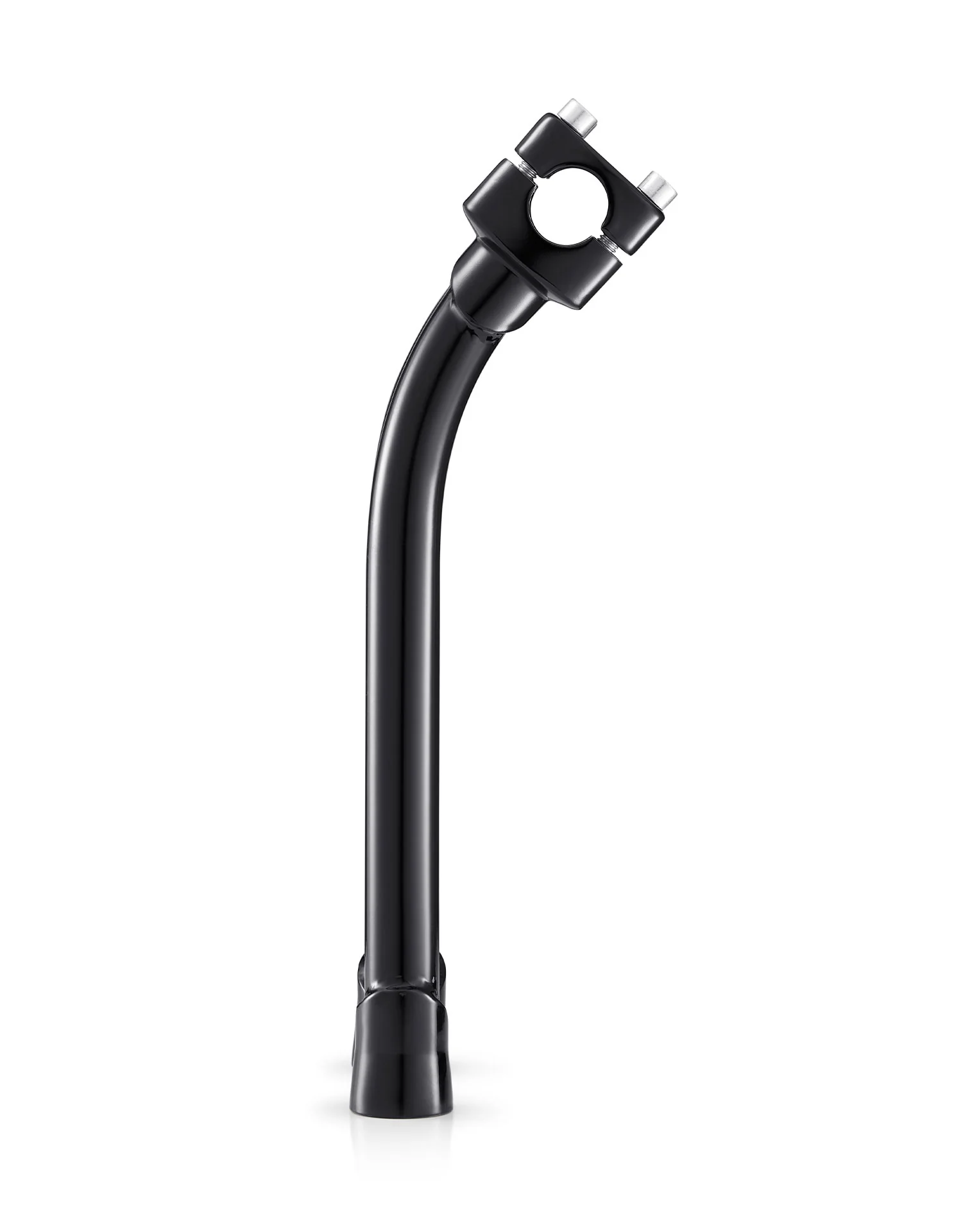 Viking Warlock 12" Pullback Handlebar Risers for Harley Dyna Low Rider FXDL/I Gloss Black - Image 7