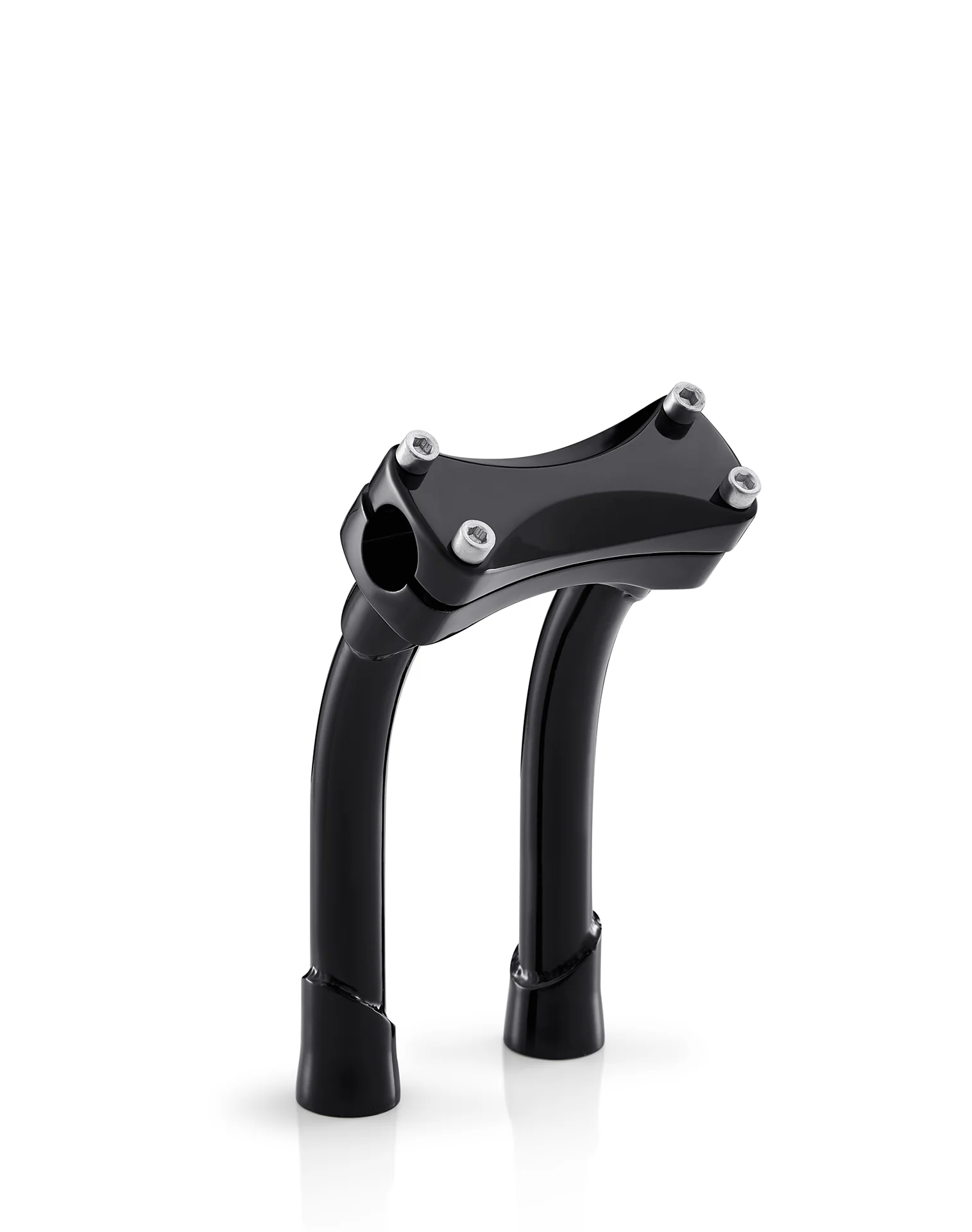 Viking Warlock 8" Pullback Handlebar Risers for Harley Dyna Street Bob FXDB/I Gloss Black