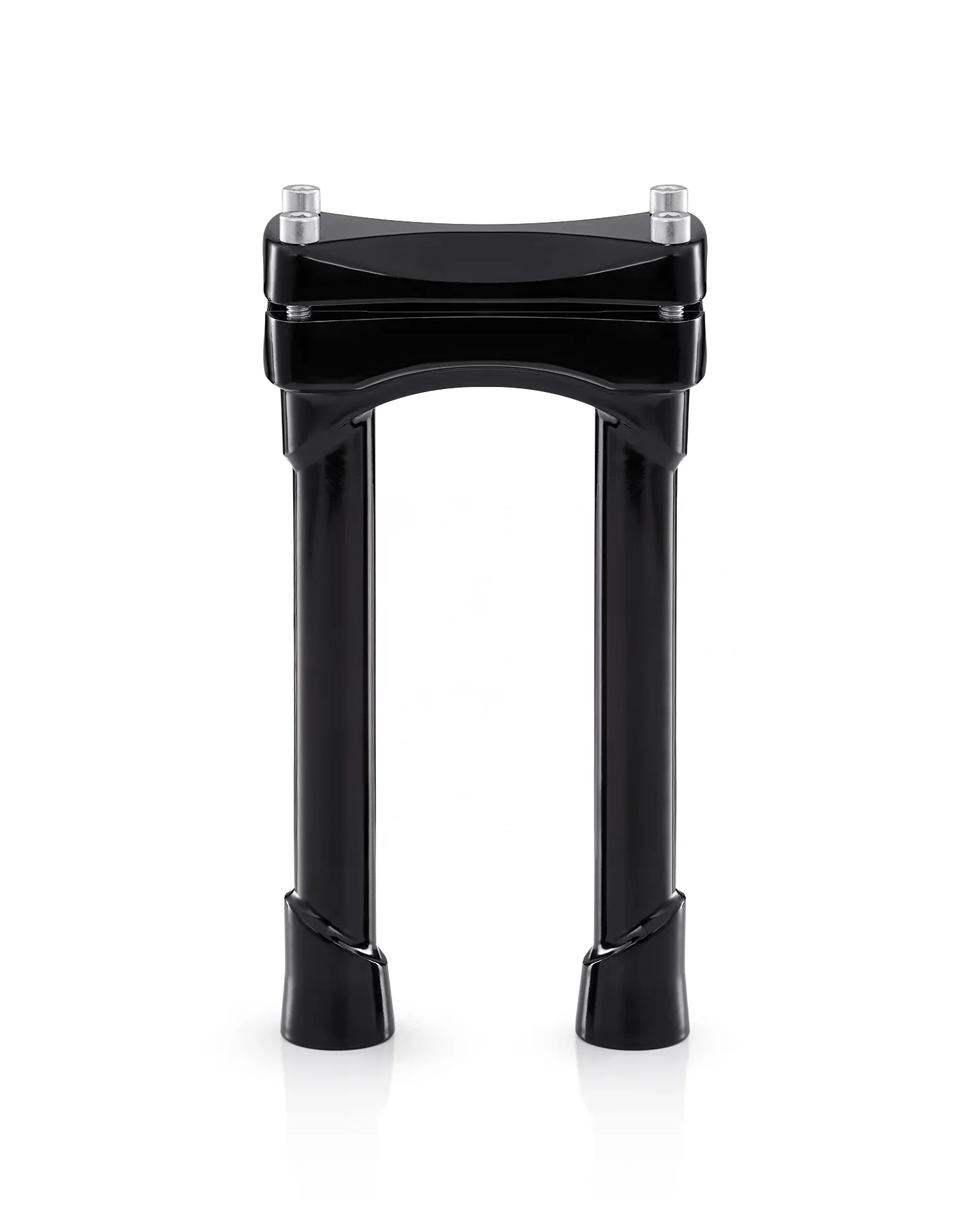 Viking Warlock 10" Handlebar Risers for Harley Dyna Low Rider FXDL/I Gloss Black - Image 6